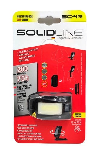 Latarka Ledlenser SC4R Black - 200 lumenów