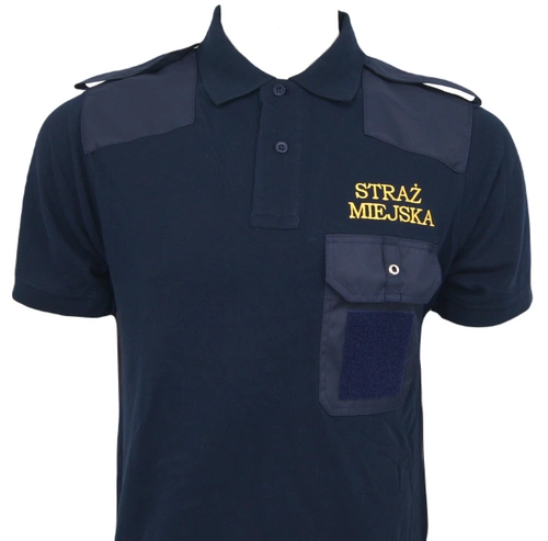 Koszulka polo Straż Miejska - granatowa (haft)