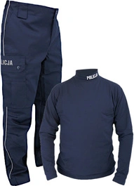 ZESTAW: Spodnie przejściowe ripstop i półgolf Policji