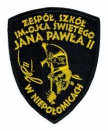 Emblemat szkolny "NIEPOŁOMICE II"