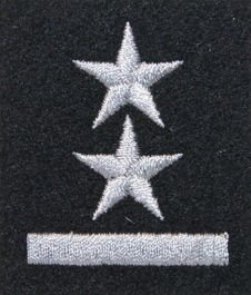 Stopień na beret WP (czarny / h) - podporucznik