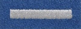 Stopień na beret WP (niebieski / h) - starszy szeregowy
