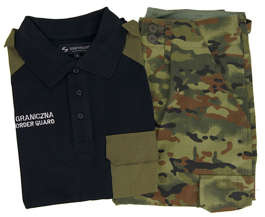 ZESTAW: Koszulka polo i spodnie polowe letnie Straży Granicznej