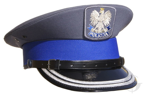 Czapka garnizonowa Policji - oficer starszy