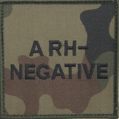 Emblemat - grupa krwi A Rh- (wz.2010)