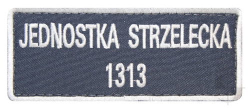 Emblemat szkolny "JEDNOSTKA STRZELECKA 1313"