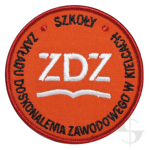 Emblemat szkolny "ZDZ Kielce" - okrągły