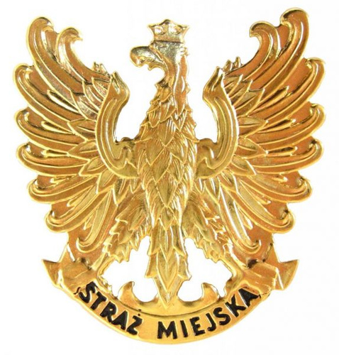 Orzełek do czapki Straży Miejskiej