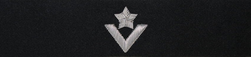 Otok do czapki garnizonowej Sił Powietrznych - młodszy chorąży (haft bajorkiem)