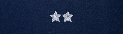 Otok granatowy do rogatywki Wojska Polskiego - starszy chorąży, podporucznik, podpułkownik