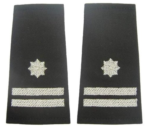 Pagony (pochewki) czarne Policji - podinspektor