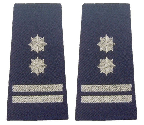 Pagony (pochewki) granatowe Policji - młodszy inspektor