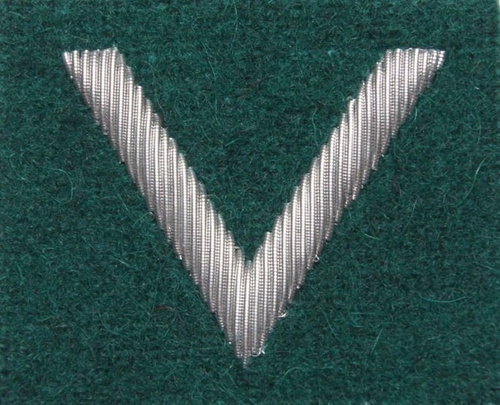 Stopień na beret WP (zielony / b) - sierżant