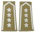 Pagony (pochewki) wyjściowe Straży Granicznej - starszy chorąży sztabowy
