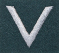 Stopień na beret WP (zielony / h) - sierżant