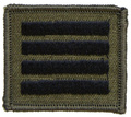 Stopień na czapkę służbową letnią Straży Granicznej - plutonowy