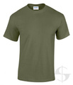 T-shirt w kolorze jednolitym - military green