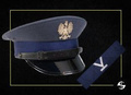 Zestaw czapka garnizonowa Służby Więziennej - podoficer z otokiem